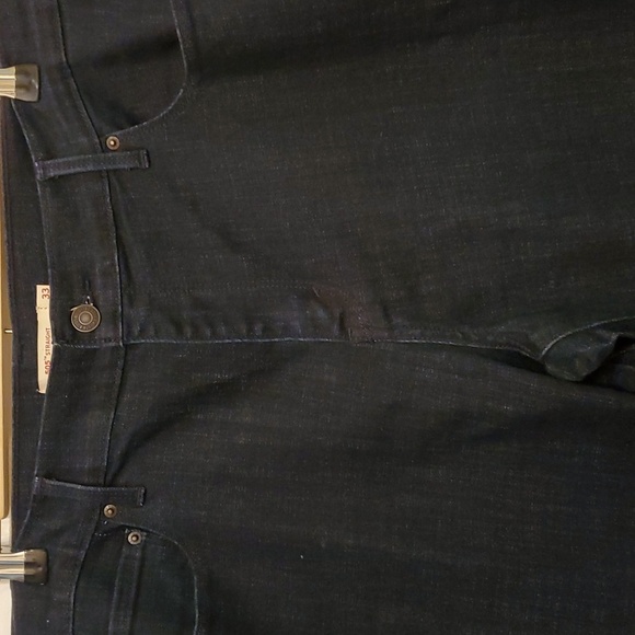 Mens Levi's 505 red tag blue jeans - Picture 4 of 11